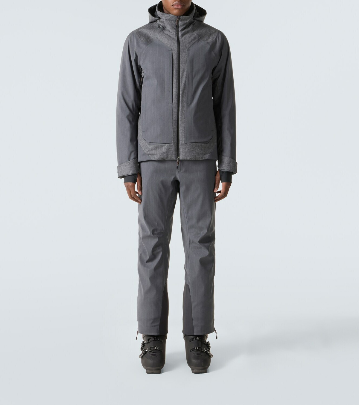 Sease Indren pinstripe wool-blend ski pants
