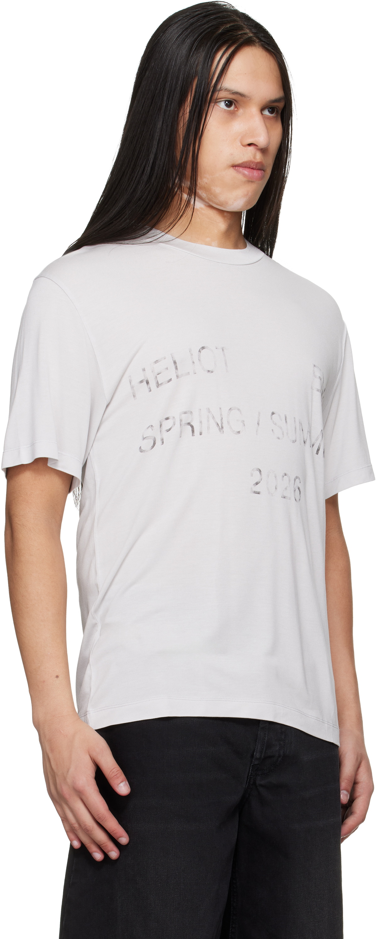 HELIOT EMIL Gray Overo S/S T-shirt