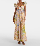 Zimmermann Pop ruffled floral midi dress