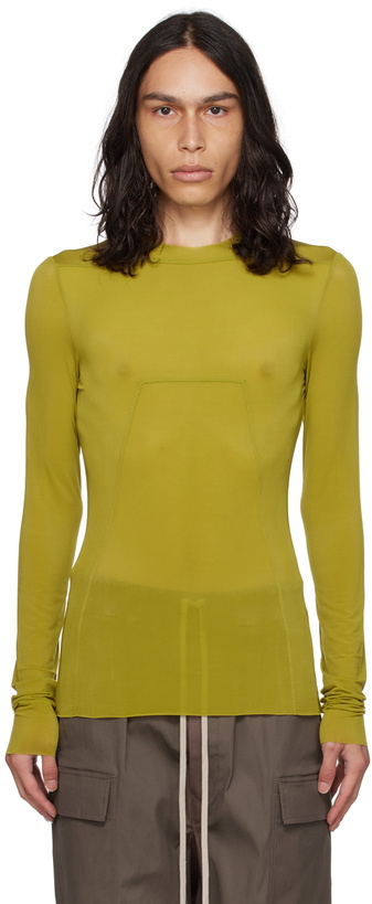 Photo: Rick Owens Yellow Edfu Long Sleeve T-Shirt