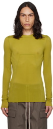 Rick Owens Yellow Edfu Long Sleeve T-Shirt