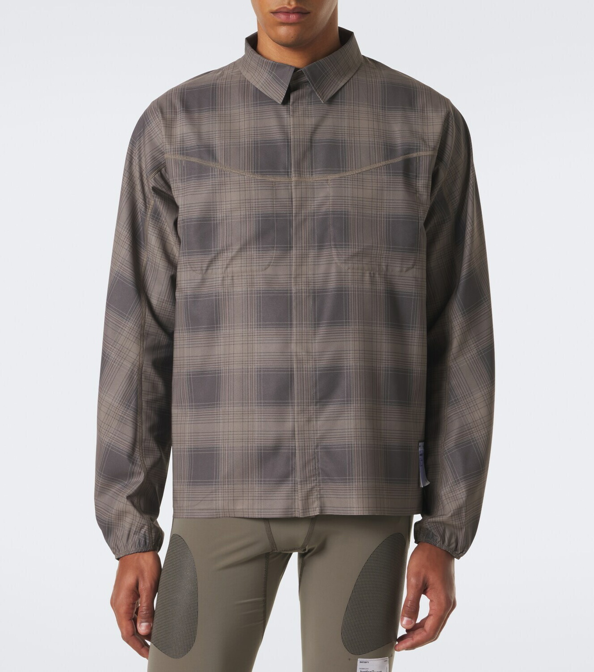 Satisfy Plaid flannel jacket
