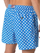 MC2 Saint Barth Man Lightweight Fabric Swim-shorts Lighting 70 With Seastars Print
