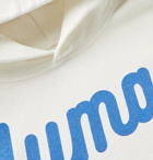 Human Made - Pizza Logo-Print Fleece-Back Cotton-Jersey Hoodie - White