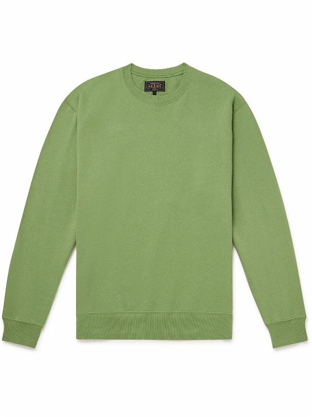 Photo: Beams Plus - Cotton-Jersey Sweatshirt - Green