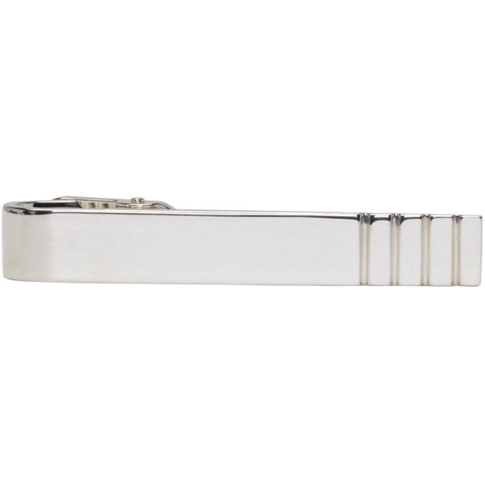 Photo: Thom Browne Silver Classic Long Tie Bar