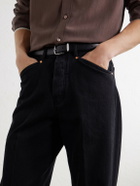 Déhanche - Jorre 2.5cm Leather Belt - Black