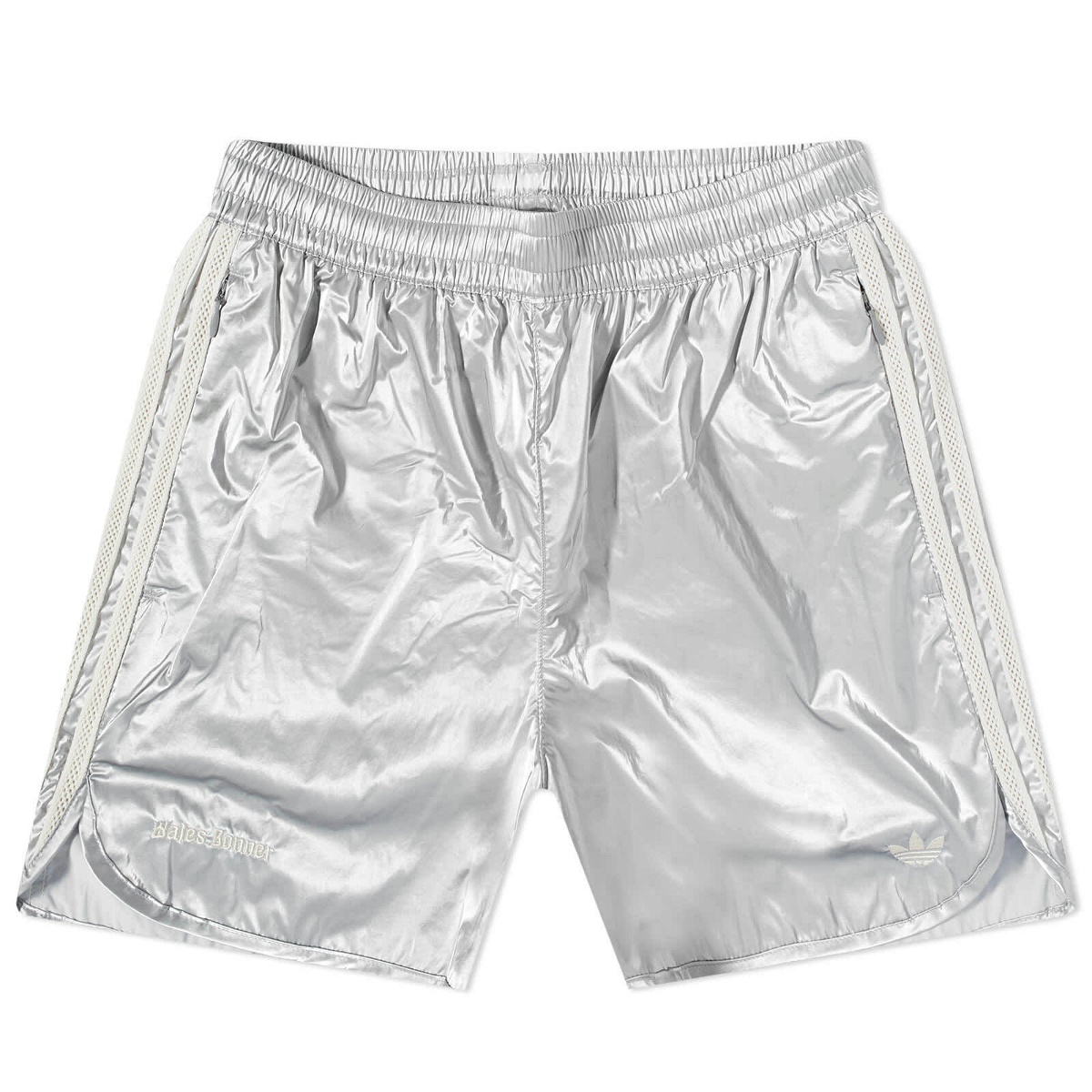 Photo: Adidas Consortium x Wales Bonner Shorts in Silver