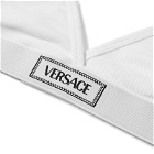 Versace Women's Logo Bralette in White