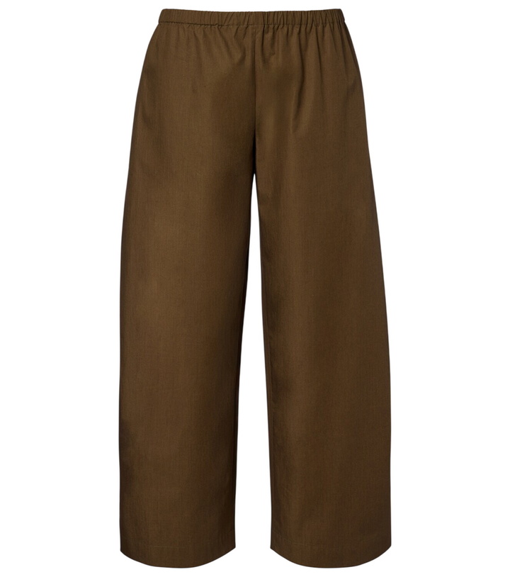 Photo: Khaite Roma cotton poplin wide-leg pants