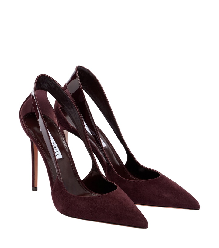 Photo: Aquazzura Dangerous Liaisons suede pumps