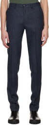 Sunspel Navy Slim Trousers