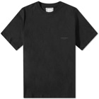 Wooyoungmi Men's Back Patch Logo T-Shirt in Black