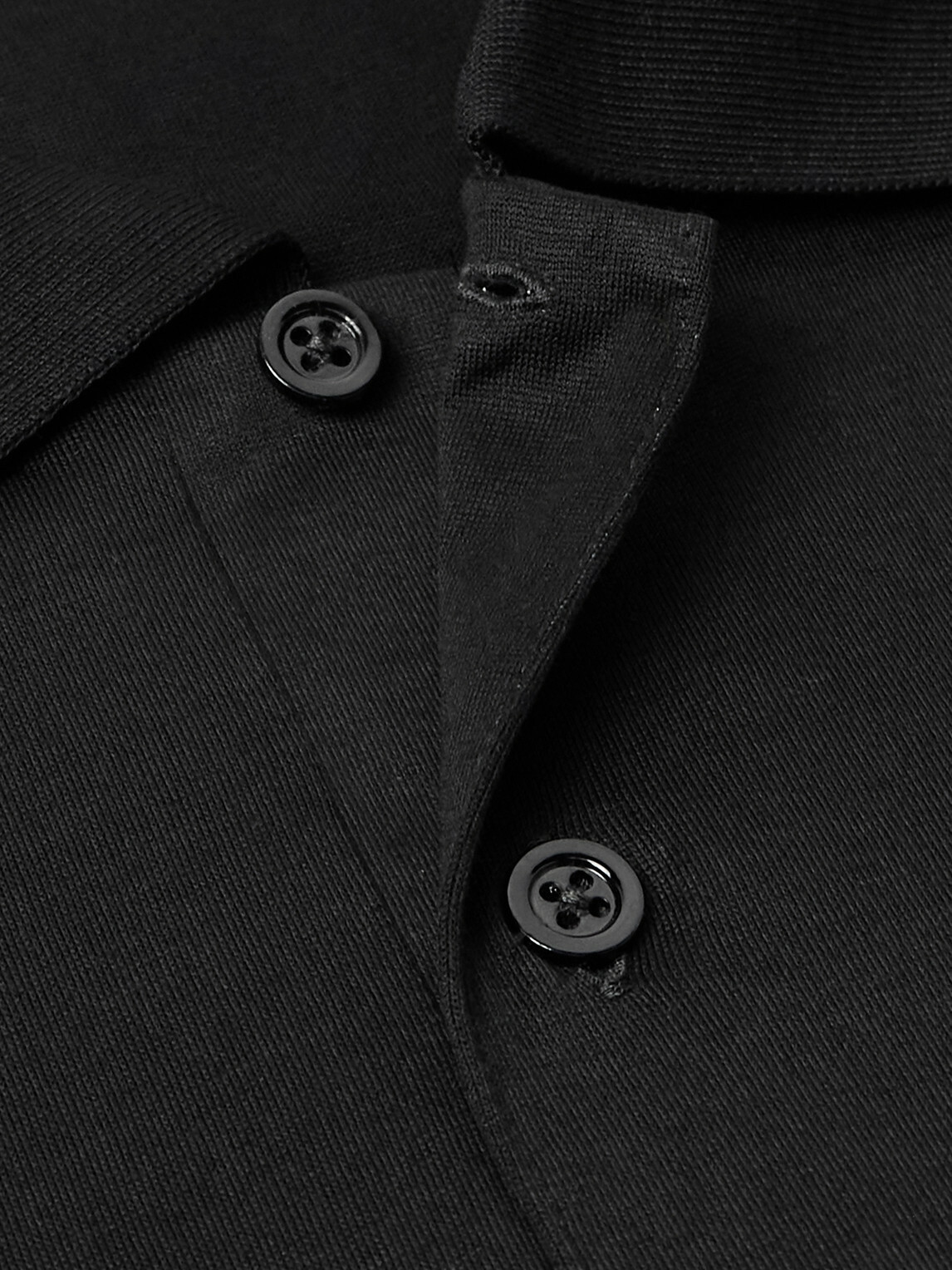 Charvet - Cotton Polo Shirt - Black