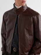 LEMAIRE - Leather Jacket - Red