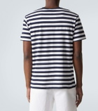 Ralph Lauren Purple Label Striped cotton lisle and piqué T-shirt
