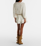 Isabel Marant Geisa tiered silk miniskirt
