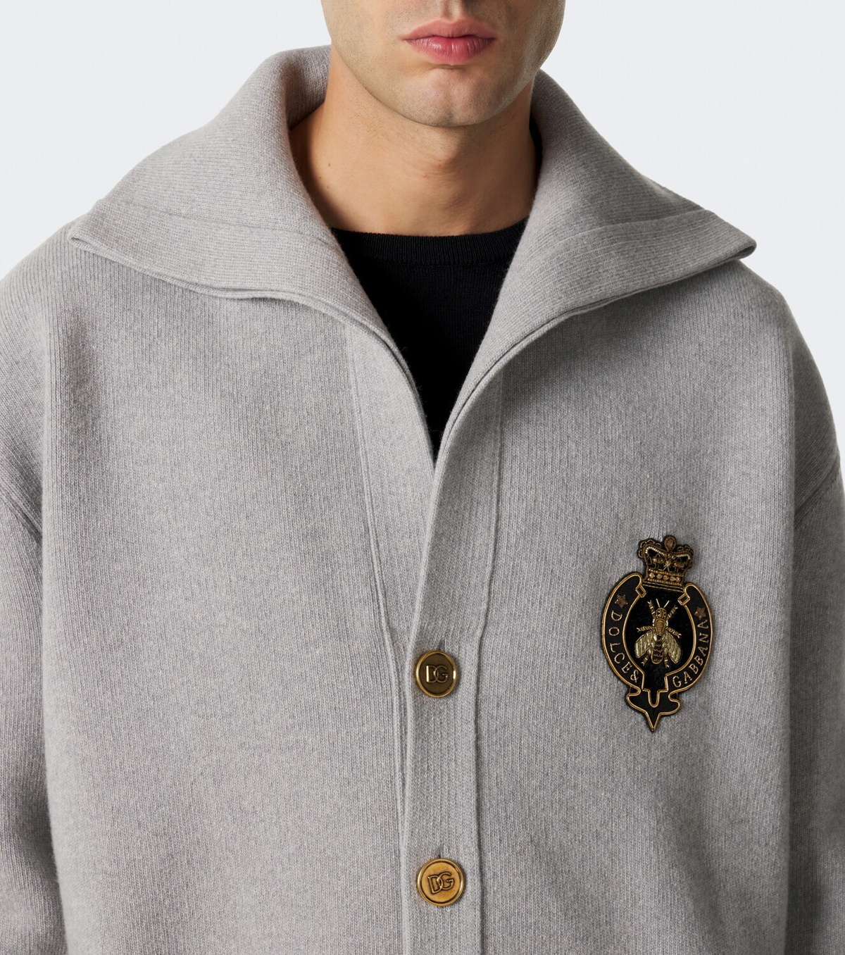 Dolce&Gabbana Logo virgin wool cardigan