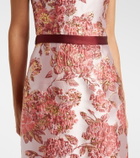 Markarian Robin floral brocade gown