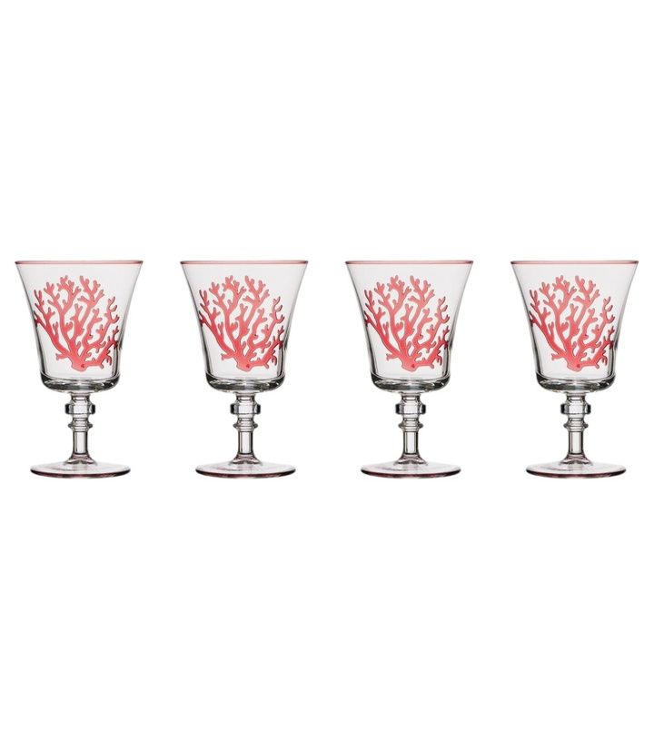 Photo: Les-Ottomans Coral set of 4 glasses