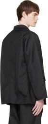 nanamica Black Polyester Twill Club Blazer