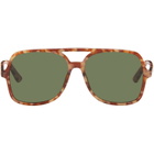 Chloé Brown Aviator Sunglasses