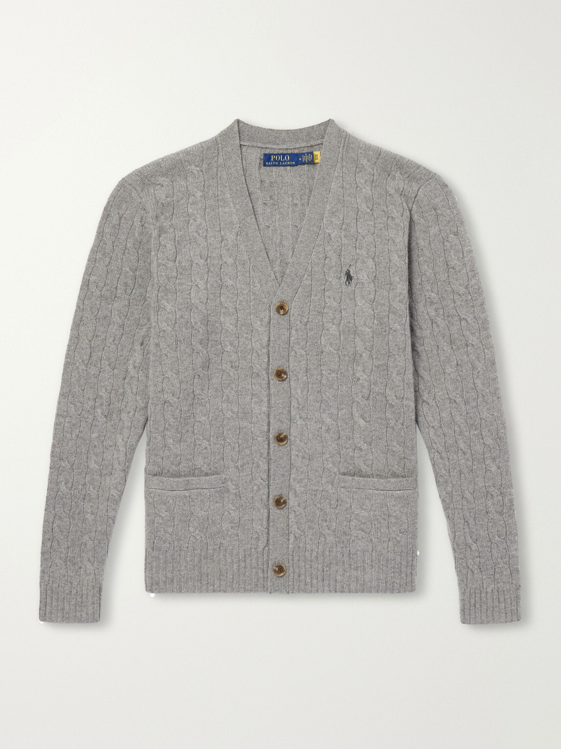 Polo Ralph Lauren - Wool and Cashmere-Blend Cardigan - Gray