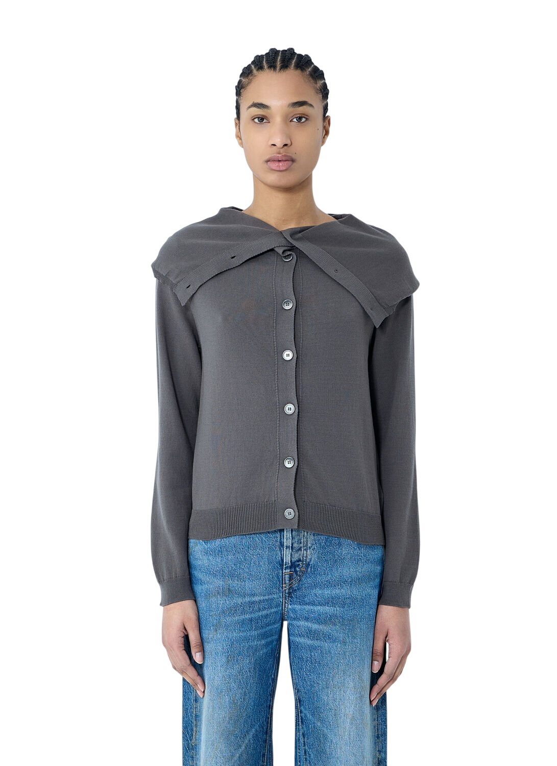 Our Legacy Women's Sonar Roundneck Knitted Jumper in Royal Critter