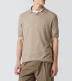 The Row Isao cashmere polo shirt