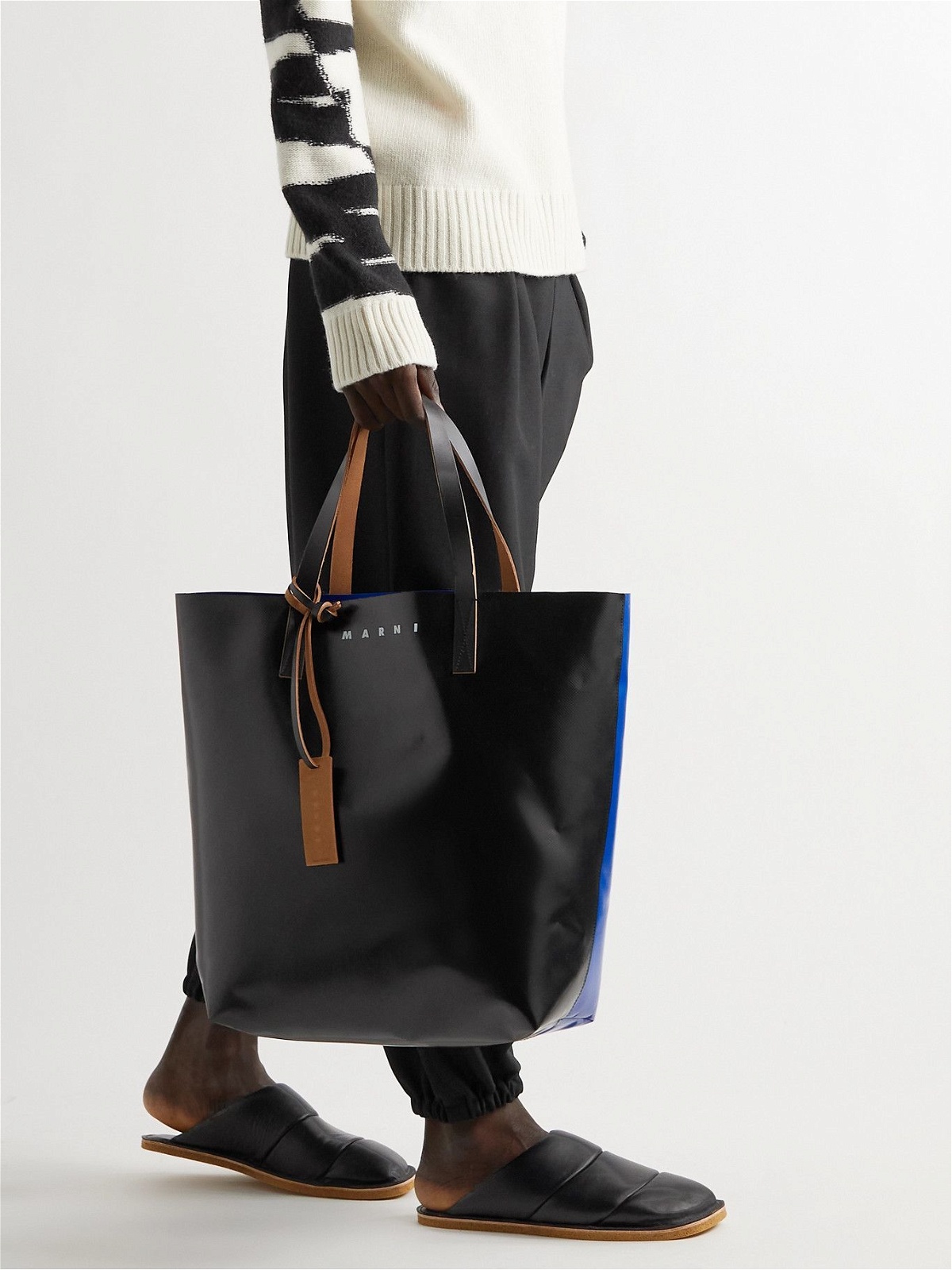 Marni Trunk Colour-Block Foldover Top Crossbody Bag - ShopStyle