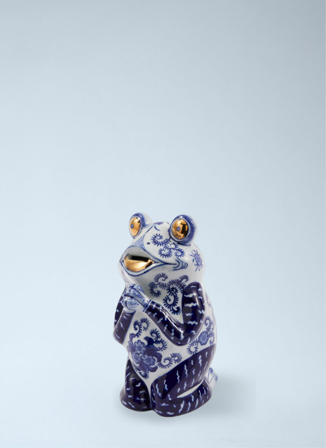 POLSPOTTEN Porcelain Frog Figurine