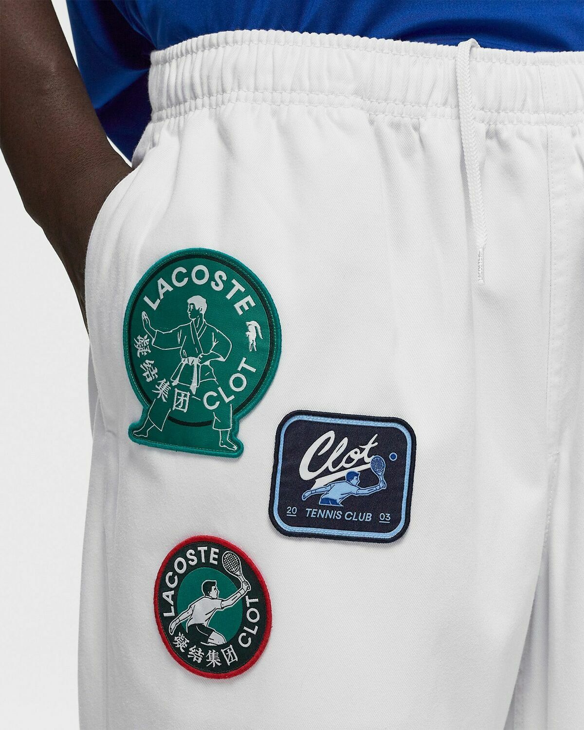 Lacoste X Clot Pantalon De Survetement White Casual Pants