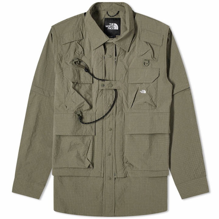 Photo: The North Face Men's Black Series D4 2-in-1 Shirt in New Taupe Green