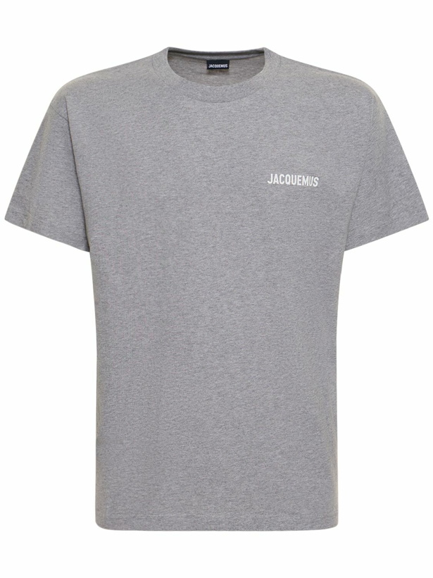 Photo: JACQUEMUS - Le Tshirt Logo Cotton T-shirt