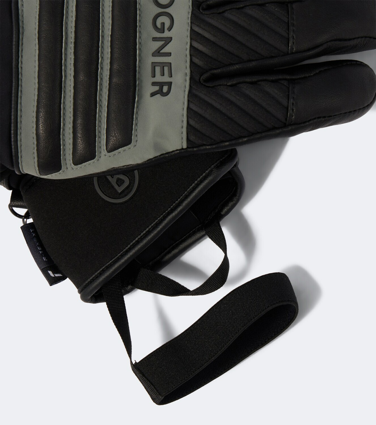 Bogner Alex leather-trimmed ski gloves