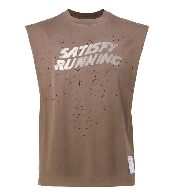 Photo: Satisfy MothTech™ printed cotton tank top