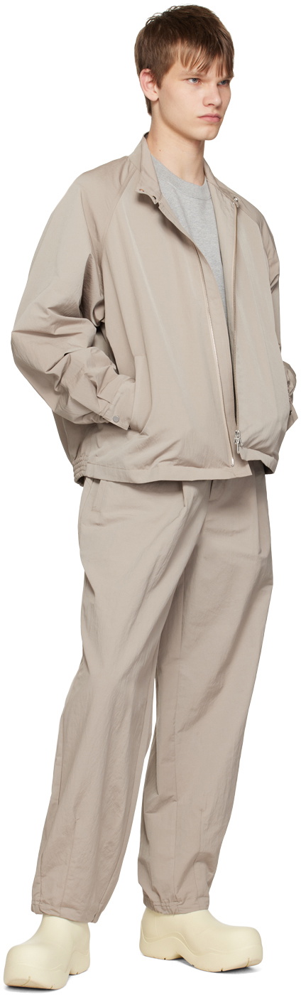 HGBB STUDIO Taupe Glacier Trousers