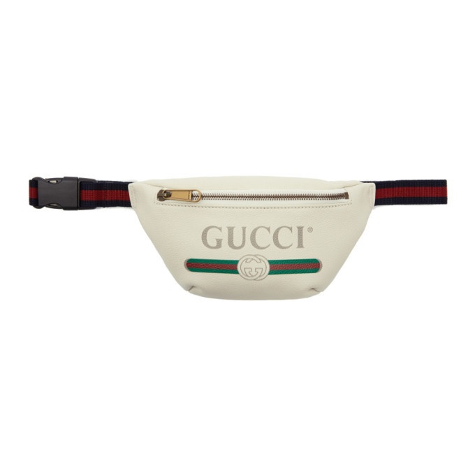 Photo: Gucci White Small Logo Belt Bag