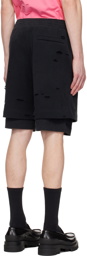 Givenchy Black Archetype Shorts