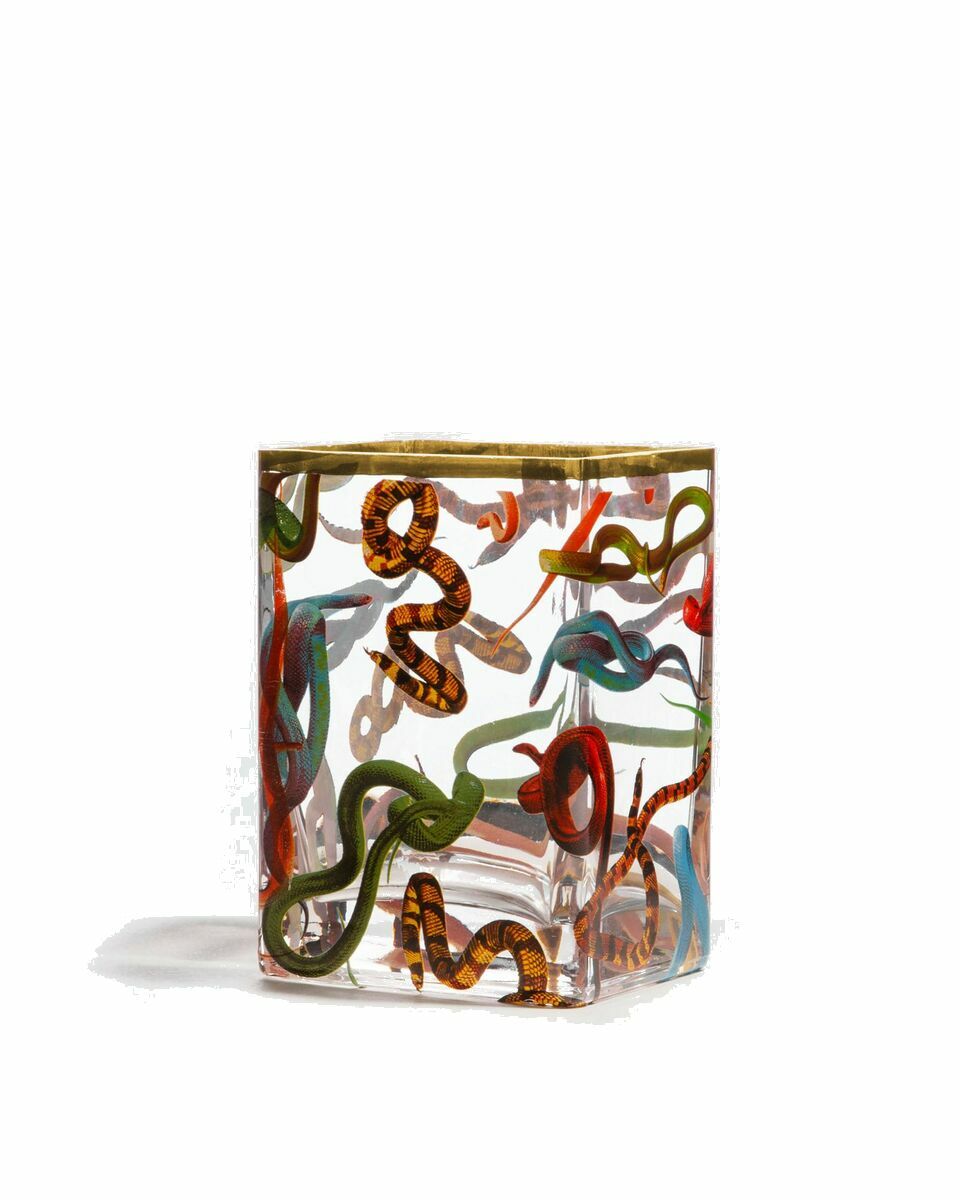 Photo: Seletti Glass Vase Toiletpaper   Snakes Multi - Mens - Home Deco