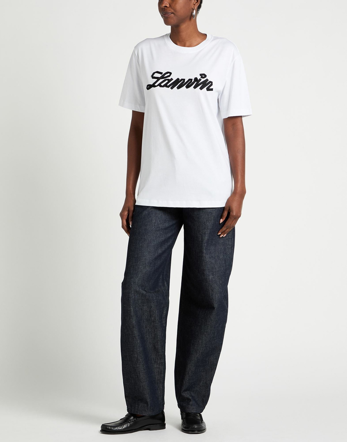 Lanvin Womens T-shirt in White