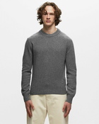 Ami Paris Tonal Ami De Coeur Crewneck Sweater Grey - Mens - Pullovers