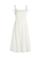 Free People Primavera Broderie Anglaise Cotton Midi Dress