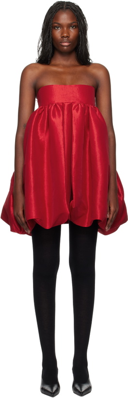Photo: Kika Vargas SSENSE Exclusive Red Crie Minidress