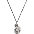 Alexander McQueen Silver Pendant Necklace