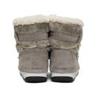 Yves Salomon Grey Moon Boot Edition Shearling Boots