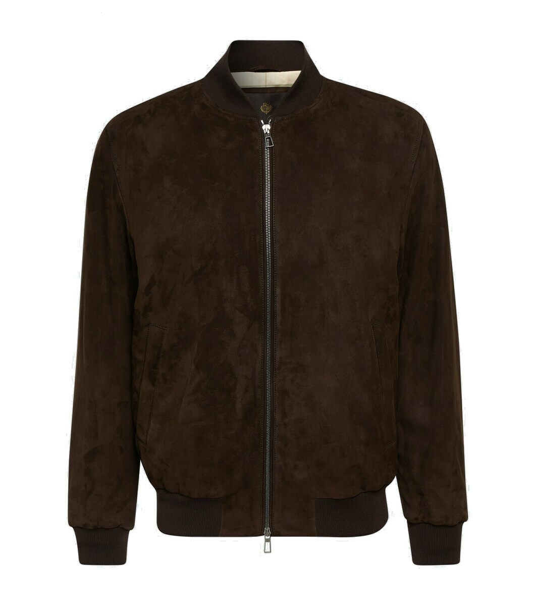 Loro Piana Suede bomber jacket Loro Piana