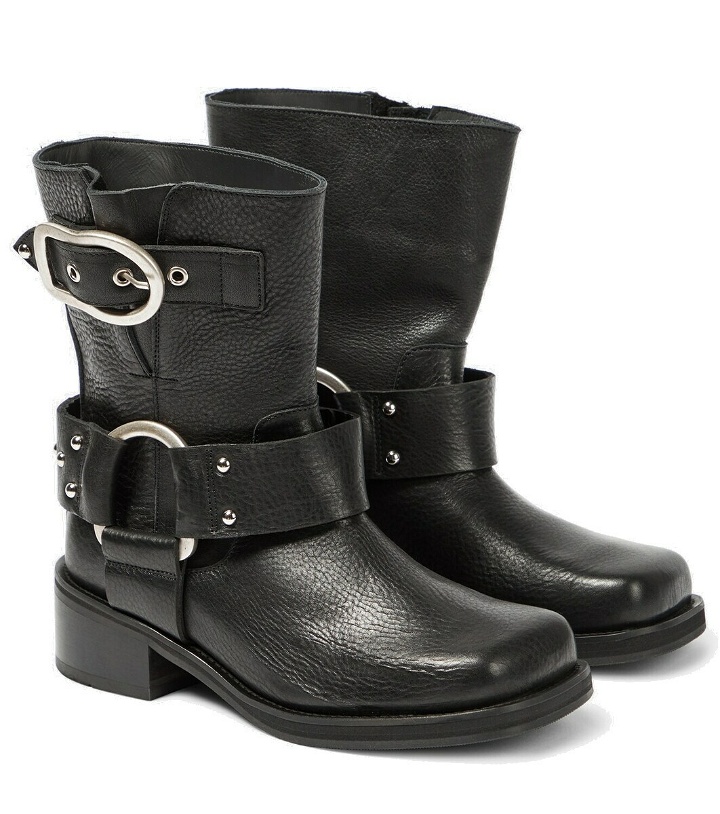Photo: Dorothee Schumacher Embellished leather ankle boots