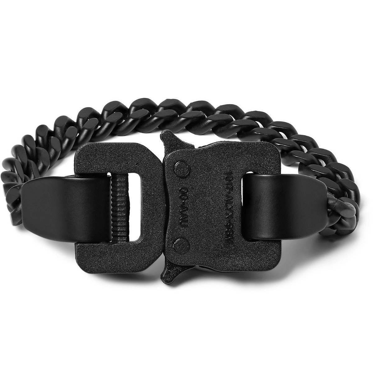1017 ALYX 9SM - Matte-Metal Bracelet - Black 1017 ALYX 9SM