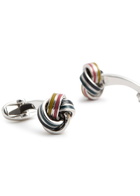 Paul Smith Bright Knot Striped Cufflinks - Multicoloured - One Size